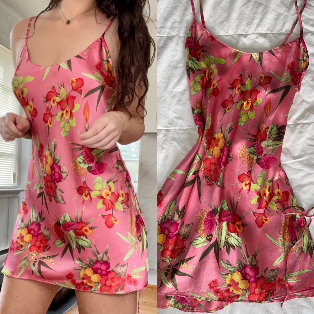 Vintage Pure Silk Slip Dress